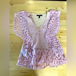 BCBG Lace Top (S) EUC